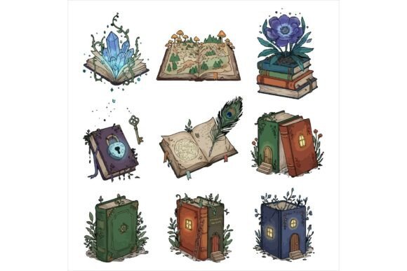 Bring Stories to Life with Whimsical Magical Book Illustrations