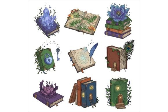 Enchanting Book Illustrations with a Magical Christmas Twist