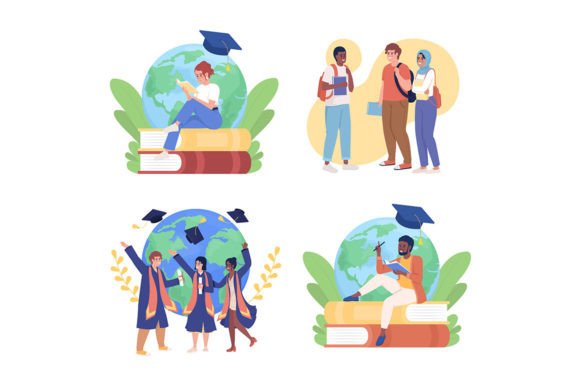 Global Education Visuals: Using International Student Illustrations