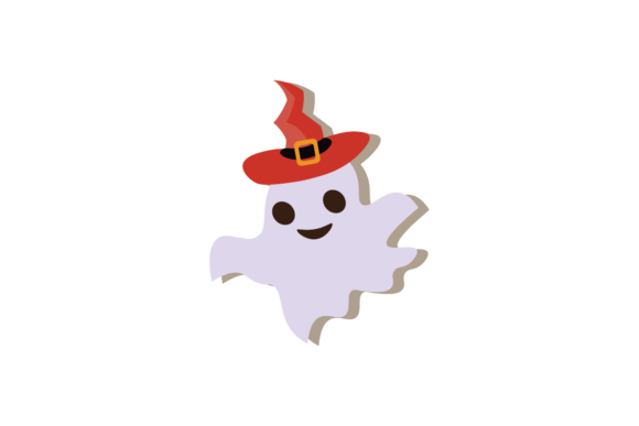 Halloween Cute Ghost Illustrations: Festive Design Assets