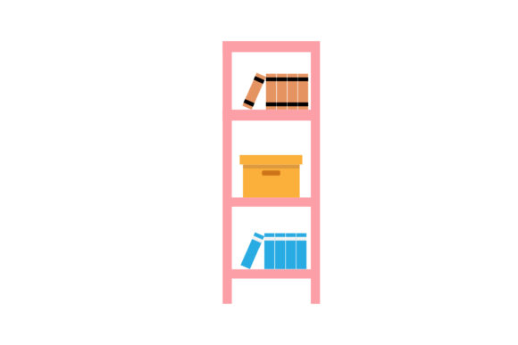 Living Room Bookshelf Illustrations: Cozy Visuals for Modern Projects