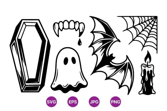 Spooky Halloween SVG Illustrations for Designers
