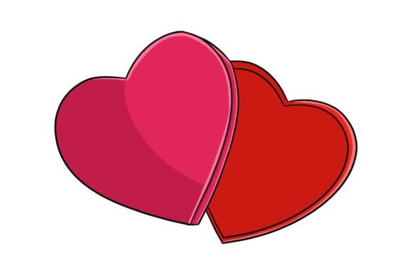 Valentine Two Love Art Illustrations for Your Projects