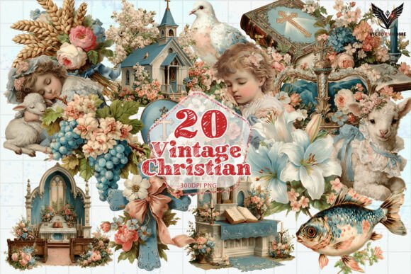 Vintage Christian Illustrations PNG: Beyond Typography